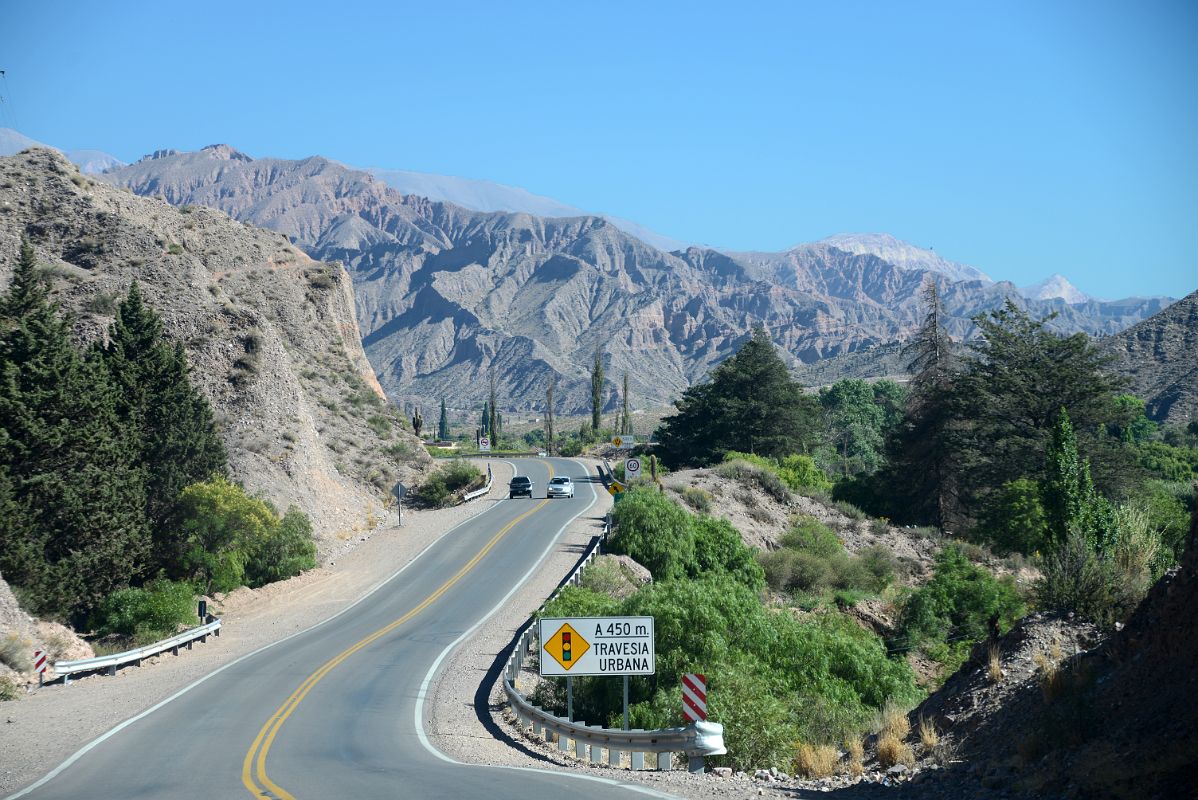 06 Driving On Highway 9 From Purmamarca To Tilcara In Quebrada De Humahuaca